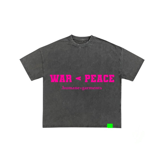 Pink War < Peace tee